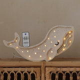 Kinderlampe | Wal in Weiß