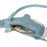 Umhängetasche Wal Anton von Little Who geöffnet