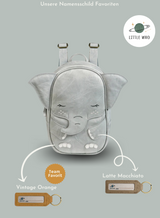 Kinderrucksack | Grosser Elefant Rosa