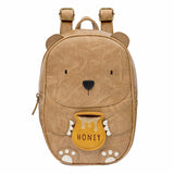 Kinderrucksack Großer Bär Karl aus veganem Leder von Little Who