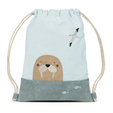 Turnbeutel Seehund Spencer von Little Who gefüllt