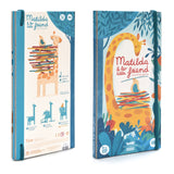 Vorder- und Rückseite Balancierspiel Giraffe Matilda von Londji
