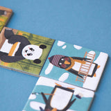 Detailaufnahme von Domino "Penguins & Friends" von Londji