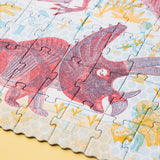Detailansicht von Entdeckerpuzzle "Discover the Dinosaurs" von Londji