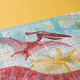 Detailansicht von Entdeckerpuzzle "Discover the Dinosaurs" von Londji