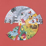 Jahreszeiten-Puzzle „A Home for Nature“ von Londi