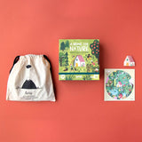 Inhalt von Jahreszeiten-Puzzle „A Home for Nature“ von Londi