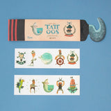 Kindertattoos von Londji mit Piraten-Motiv inklusive Verpackung