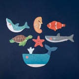 7 Meerestiere-Wendepuzzle des Puzzle Blue von Londji