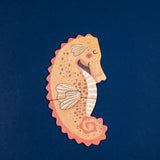 Seepferdchen von Puzzle Blue von Londji mit 7 Meerestiere-Wendepuzzlen für Kinder ab 2 Jahren