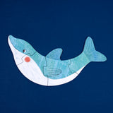 Delfin von Puzzle Blue von Londji mit 7 Meerestiere-Wendepuzzlen für Kinder ab 2 Jahren