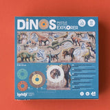 Rückseite von Londji Puzzle Dinos Explorer mit 350 Teilen