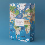 Entdeckerpuzzle Discover the World | 200 Teile