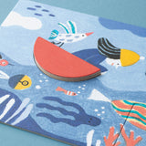 Ausschnitt mit Boot von Puzzle Imagine von Londji