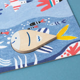 Ausschnitt mit Fisch von Puzzle Imagine von Londji