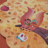 Eichhörnchen auf Baum von Puzzle "Mon petit pommier" von Londji