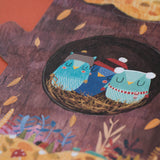 Eulen Nahaufnahme von Puzzle "Mon petit pommier" von Londji