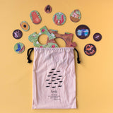 Puzzle "Mon petit pommier" von Londji mit Jutebeutel