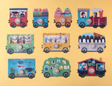 Londji Puzzle "My little train" mit 10 kleinen Puzzeln