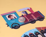Ausschnitt von Londji Puzzle "My little train" mit 10 kleinen Puzzeln