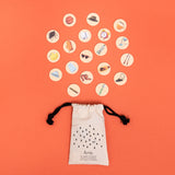 Stoffbeutel Londji Beobachtungsspiel Where are my socks?