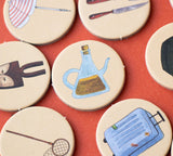 Kärtchen Londji Beobachtungsspiel Where are my socks?