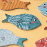 Detailansicht von Londji Legespiel "The whale & the fish"