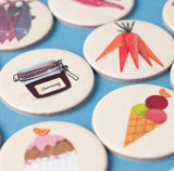 Kärtchen vom Beobachungsspiel "Where is the cheese?" von Londji