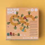 Rückseite Verpackung "Win win winter" Strategiespiel von Londji