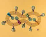 Spielfeld von "Win win winter" Strategiespiel von Londji