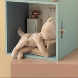 Maileg Schlafendes kleines Plüschkätzchen (Peach)_02