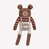 Teddy aus Alpakawolle von Main Sauvage mit Schriftzug "Little Love"