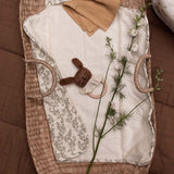 Beißring brauner Hase von Main Sauvage in Wiege