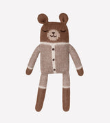 Teddy in beige-braunem Strampler von Main Sauvage