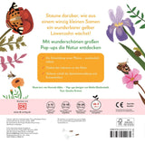 Mein Pop-up-Buch zum Stainen_Wo kommst du her, kleiner Löwenzahn von Sandra Grimm_DK Verlag_Rückseite