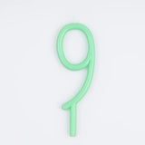 Zahlenkerze Neun von Meri Meri