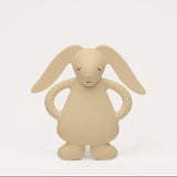 Moonie Hasen-Beissring aus Naturkautschuk im Farbton Sand