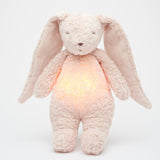 Moonie Einschlafhilfe und Kuscheltier-Hase im Farbton Organic Rose