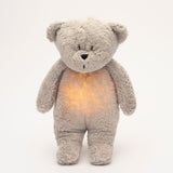 Moonie Einschlafhilfe Teddybär im Farbton Grau