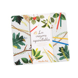 24 Aquarellfarbstifte von Moulin Roty in edel illustrierter Metallbox