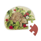 Schildkröten-Puzzle der 4 Mini Puzzle Tiere von Moulin Roty