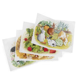 Vorlagen der 4 Mini Puzzle Tiere von Moulin Roty