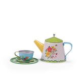 Geschirrkoffer La Grande Famille von Moulin Roty_Tekanne samt Teller, Untertasse und Tasse