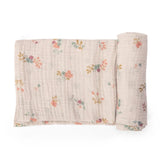 Mulltuch mit Blumen aus Bio-Baumwolle von Moulin Roty