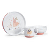 Porzellangeschirr-Set von Moulin Roty_La Petit école de danse_Teller, Tasse, Schüssel