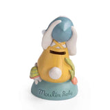 Spardose Trois Lapins von Moulin Roty in Ansicht von hinten
