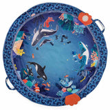 Activity-Spieldecke Meer von Moulin Roty mit aufgeklapptem Spiegel