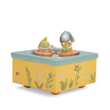 Spieluhr Trois Petits Lapins von Moulin Roty in Ansicht von der Seite