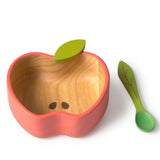 Schüssel und Löffel "Pepa the Apple" von Oli&Carol