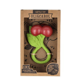 Kirschen-Beißring und Rassel von Oli & Carol in Verpackung